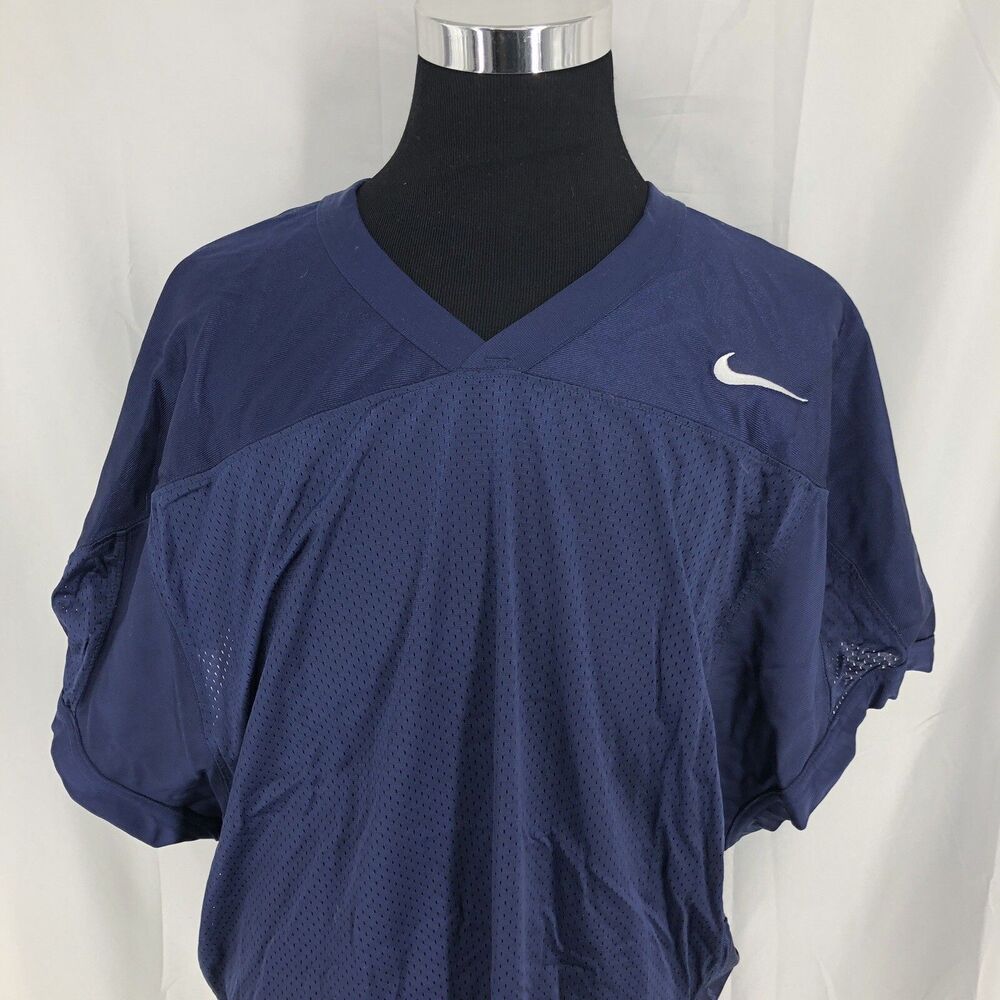 Nike Velocity 2.0 Mesh Football Practice Jersey Navy Blue Shirt 659179-419 XXXL